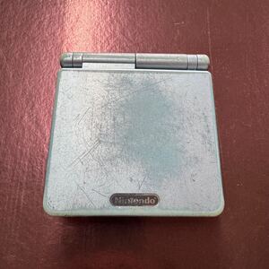 【1円出品～】Nintendo 任天堂 ゲームボーイアドバンスSP AGS-001 SP GAMEBOY パールブルー 本体 動作未確認 GBA ADVANCE 人気色 