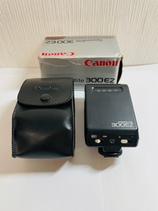 CIN-53　【１円スタート】　Canon キャノン　ストロボ SPEEDLITE 300EZ フラッシュ 中古品　通電のみ確認