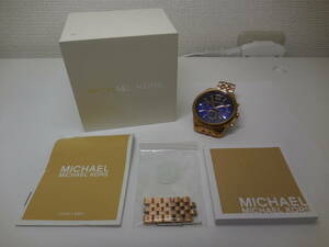 MICHAEL KORS 腕時計 MK-6710 メンズ クロノグラフ 稼働品 マイケルコース