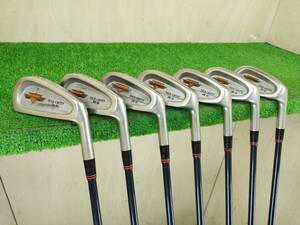 【訳あり】Ben Hogan ベンホーガン TOUR CAVITY DR-01 　3・5・6・7・8・9番/PW アイアン7本セット 純正カーボンシャフト フレックスR