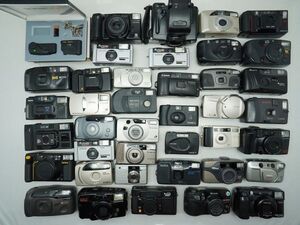 ★フイルムカメラなど★FUJIFILM/MINOLTA/YASHICA/KONICA/OLYMPUS/Nikon/Canon/ 等 計:40点まとめ【ジャンク品】31232