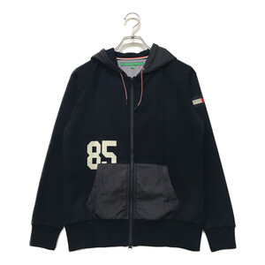 coco 中古 トミーヒルフィガーゴルフ TOMMY HILFIGER GOLF レディース パーカー M 紺 ネイビー ダブルジップ ジャージー素材 K2816