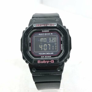 CASIO カシオ Baby-G BGD-5000-1JF 腕時計 電波 タフソーラー デジタル時計 ブラック 耐衝撃構造 20気圧 防水 黒文字盤 時計