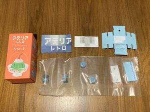 ☆ケンエレファント アデリアレトロミニチュアコレクションvol.2 水飲みコップペア 花の輪 未開封