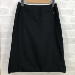 Laurel ESCADA ローレル エスカーダ ナイロン ひざ丈 スカート SIZE: 34 ブラック LH632022082606 