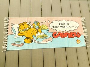 【GARFIELD・ガーフィールド】※《ロングコットンマット・500×1200mm ／ ダイエット》　アメリカン雑貨　優しい肌触り