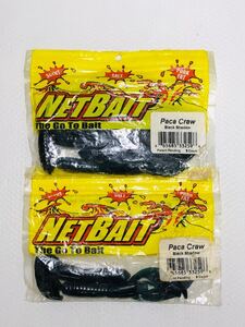 パカクロー （ ネットベイト NETBAIT バス釣り ワーム ）入数：8本