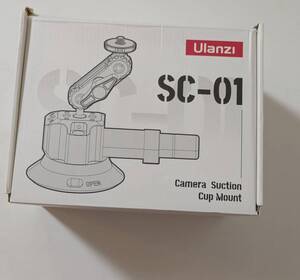 【１円オークション】Ulanzi SC-01 吸盤マウント 車載マウント GoPro Insta360 DJI カメラ用 360°回転 アルミ合金製 ホルダー　AMT0702