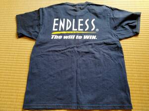 ENDLESS エンドレス Tシャツ L ネイビー 紺色 中古 Lサイズ 旧ロゴ ブレーキ ブレーキパッド