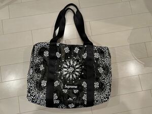 Supreme Bandana Tarp Small Duffle Bag