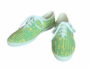 廃盤品 レア レア柄 ケッズ keds ローカット デッキシューズ スニーカー コンバース オールスター バンズ ヴィンテージ