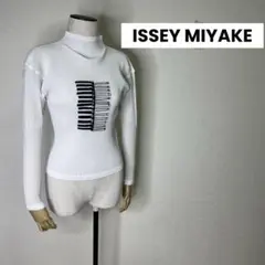 美品 ISSEY MIYAKE プリーツ カットソー 長袖 M 98ss