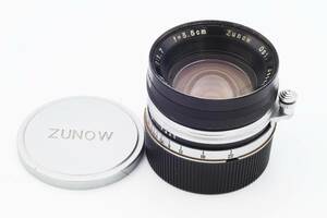 ZUNOW 35ｍｍ 3.5cm f1.7 ズノー ライカLマウント ★ TEIKOKUKOUGAKU　帝国光学 ズノウ 5cm (50mm) f1.1よりレア