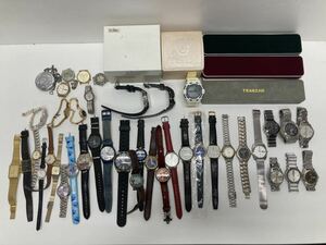 時計大量おまとめ（SEIKO CASIO CITIZEN TISSOT LONGINES など）46本！！　ジャンク、稼働美品混在