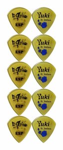 ★ESP PA-DDY088/10枚セット JAZZ3 XLサイズ ウルテム D_Drive Yuki ギター ピック★新品/メール便