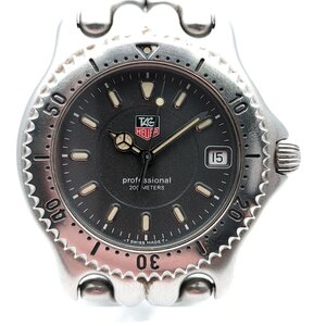 【1円スタート】 【電池交換済】 TAG Heuer タグホイヤー プロフェッショナル 200ｍ WG-1113 腕時計 クォーツ 動作品 本体のみ デイト