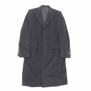 JIL SANDER ジルサンダー チェスターコート アウター メンズ カシミヤ100% ブラック 44 アーカイブ