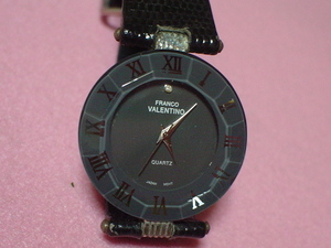 珍品　デザイン　ＦＲＡＮＣＯ　ＶＡＲＥＮＴＩＮＯ　腕時計　ブラック