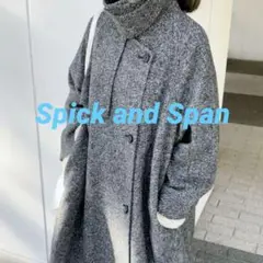 ☆美品☆Spick and Span Wスライパーヘリンボーンボリュームコート