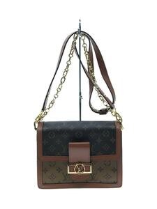 LOUIS VUITTON◆ドーフィーヌMM_モノグラム_BRW/PVC/BRW