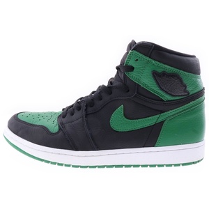 NIKE ナイキ AIR JORDAN 1 RETRO HIGH OG 555088-030 エアジョーダン1 ハイカットスニーカー ブラック/グリーン US11.5/29.5cm