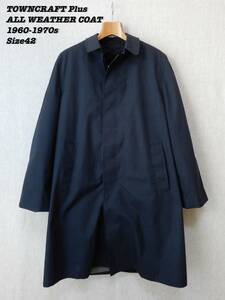 TOWNCRAFT Plus All Weather Coat 1960s 1970s Size42 Vintage タウンクラフト オールウェザーコート 1960年代 1970年代 ヴィンテージ