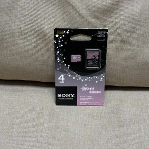 【未使用】 SONY ソニー micro SDHC メモリーカード 4GB