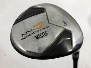 即決 お買い得品！中古 マックテック NV-S フェアウェイ 2009 3W MM03fwトリプルアクションシャフト 15 SR