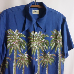 【旧マッコイ ALOHA McCOY パームツリー アロハシャツ M】OUTLET DUKE KAHANAMOKU 50