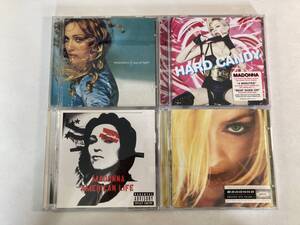 W8883 マドンナ 4枚セット｜Madonna Like a Prayer Ray of Light American Life Hard Candy GHV2