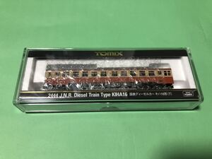 TOMIX 2444 国鉄 キハ16 一般色 気動車 ディーゼルカー T車トミックス Nゲージ キハ20 キハ58 キハ10 キハ55 キハ35との併結にも 未使用