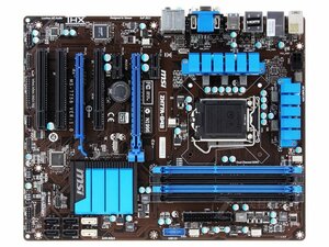 美品 MSI ZH77A-G43 マザーボード Intel H77 LGA 1155 ATX メモリ最大32G対応 保証あり　