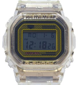 ★未使用！CASIO カシオ G-SHOCK ジーショック DW-5035E-7JR グレイシア ゴールド クリアスケルトン35周年記念モデル クォーツ メンズ★