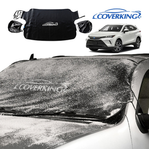 COVERKING 正規品 専用設計 フロントガラスカバー ミラーカバー付 雪 霜 凍結 花粉 黄砂 トヨタ ハリアー 80系 カバーキング