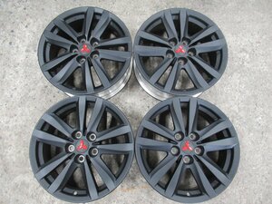 【RVR】MITSUBISHI 純正　17X6.5J+46　5/114.3　レッドスリーダイア　【マッドブラック塗装】　ENKEI製