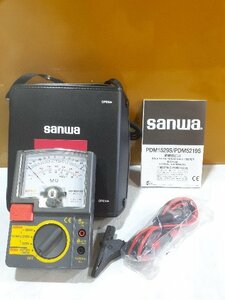 【1円スタート！未使用品】 SANWA 三和電気 絶縁抵抗計 PDM5219S 定格電圧3レンジ式