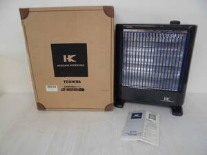 静/電気温風ストーブ/東芝/SF-HK91/空調/暖房器具/300W・600W・900W/グレイブルー/HIROKO KOSHINO/取説付き/通電のみ確認/★S-2061★