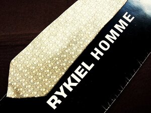 ♪22307D♪状態並品【花 植物 小花 柄】ソニアリキエル【RYKIEL HOMME】ネクタイ