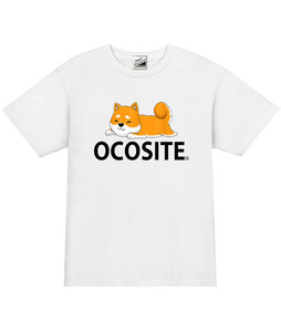 【パロディ白M】5ozオコシテ柴犬Tシャツ面白いおもしろうけるネタプレゼント送料無料・新品