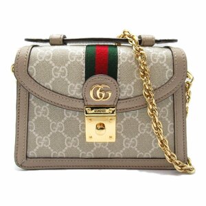 グッチ オフィディア ショルダーバッグ ブランドオフ GUCCI キャンバス ショルダーバッグ コーティングキャンバス/レザー 中古 レディー