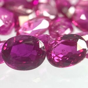 1円〜!!（天然ルビーおまとめ25ct）d 約5g ルース 裸石 宝石 jewelry コランダム ruby w3 58