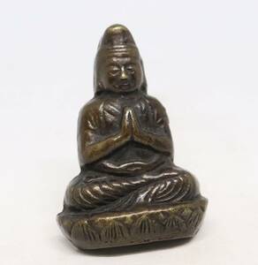 【T302】時代 仏教美術 古銅菩薩像 掛仏 懸仏