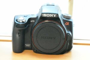 一眼レフカメラ 初心者 一眼レフ 中古 デジタル一眼レフカメラ sony α33 整備 センサークリーニング【中古】