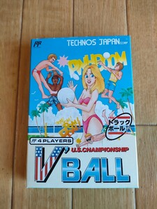 新品未開封 ファミコン ソフト Vボール U.S.CHAMPIONSHIP V