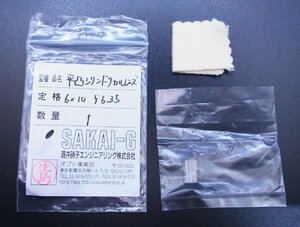 SAKAI-G★平凸シリンドリカルレンズ☆6×10 f6.35☆保管品☆光 レーザー 科学機器☆U1025961