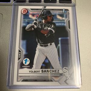 2021 bowman 1st edition yolbert Sanchez