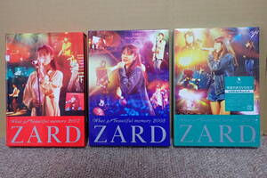 8. ZARD【DVD/3本セット】ZARD What a beautiful memory　2007～2008年