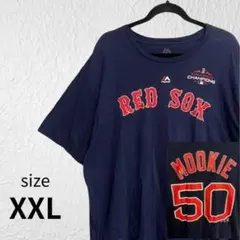 2018 MLB レッドソックス　マジェスティック　ビックTシャツ　XXL