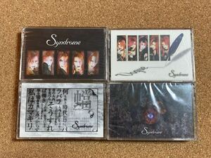 ★Syndrome デモテープ「SEXUAL」「蟷～age1945～」「Vogue」「De≠Light」4本セット★MERRY,CRESCENT,MIRAGE,La;Sadie