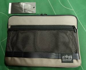 □マンハッタンポーテージ BLACKレーベル バリスティックナイロン素材 A4ノートPCケース INNER CITY LAPTOP CASE タン 未使用・タグ付!!!□